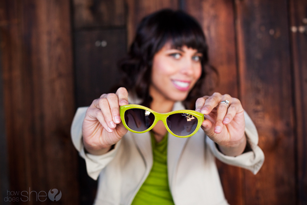 Go Green in Fashion sunglasses