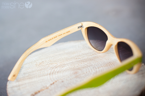 Go Green in Fashion sunglasses