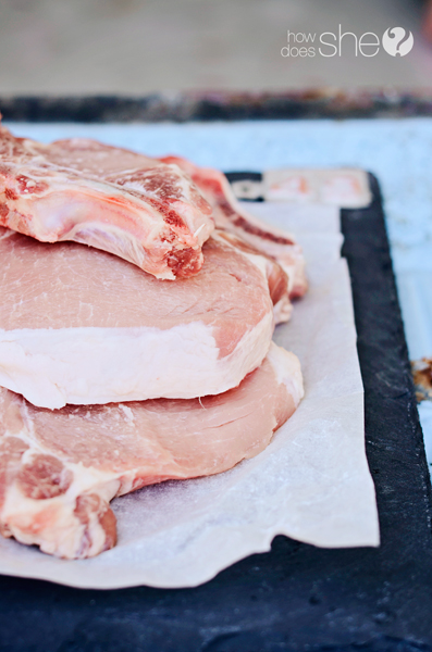 brown sugar rubbed pork chops