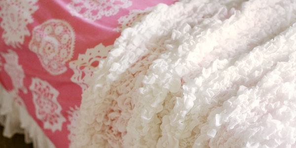 Repurposing Ruffles – 3 gorgeous uses for my favorite throw