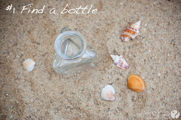 Seashells in a jar