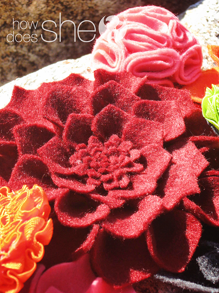 ric rac burlap and felt accessories