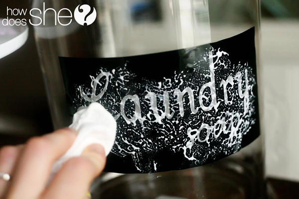 homemade laundry detergent