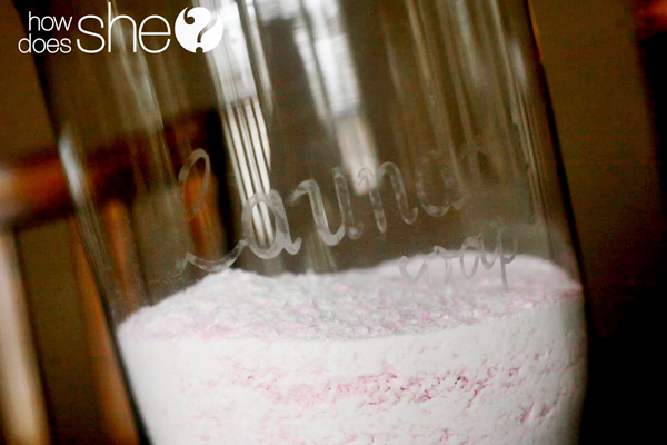 homemade laundry detergent