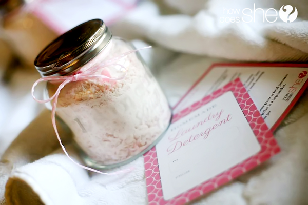 homemade laundry detergent