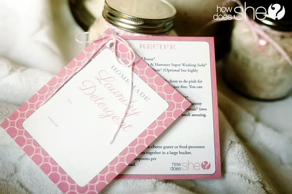 homemade laundry detergent
