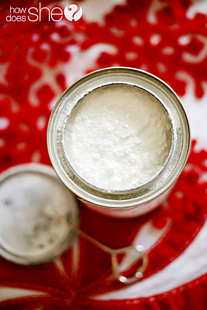 Make a can of snow