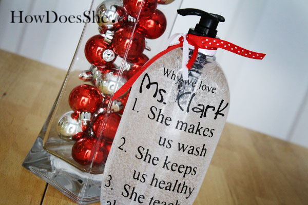 A Clean Teacher Appreciation Gift