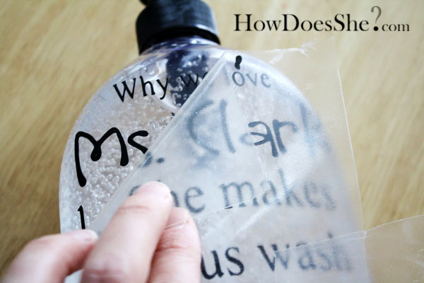 Teacher Appreciation Gift soap