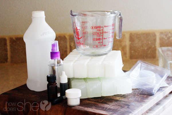Layered Soap Making