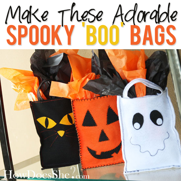 DIY halloween bags