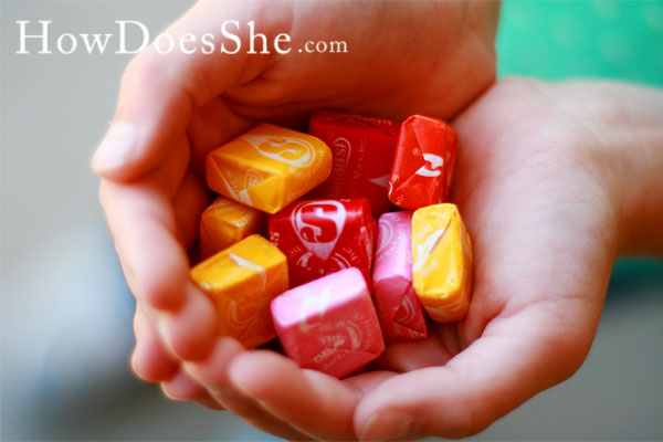 What to do with all those candy wrappers!