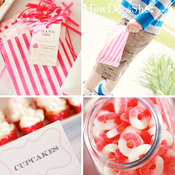 Stunning sweet shop birthday party