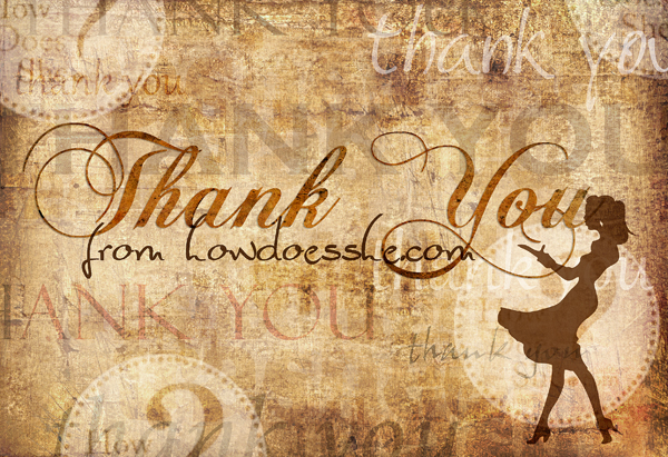 Thanks To YOU!