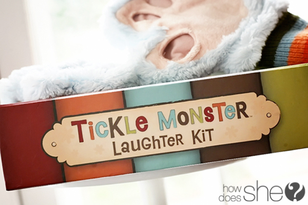 tickle monster book and hands