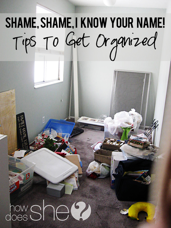 tips on getting organized