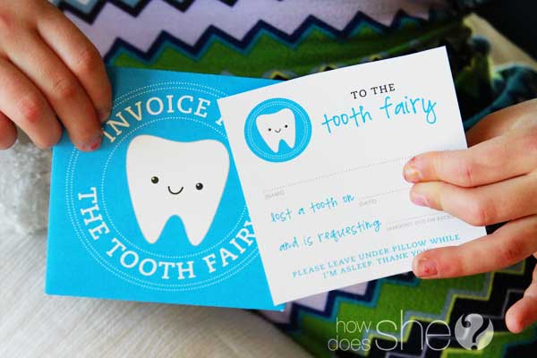 FREE Tooth Fairy printables!
