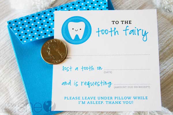 Free Tooth Fairy Printables