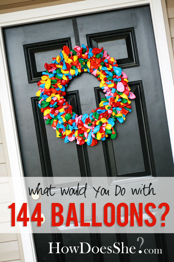 balloon wreath