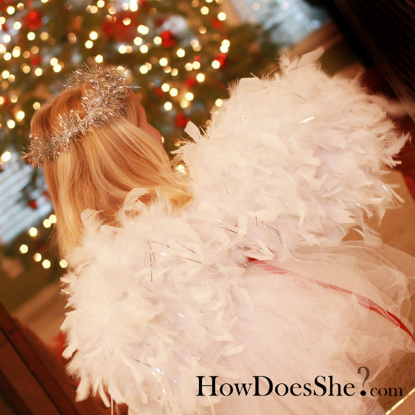 Nativity Angel Wing tutorial