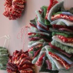 wool wreath ornament