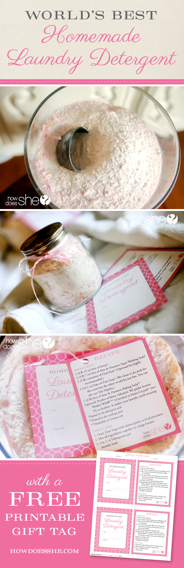 homemade laundry detergent